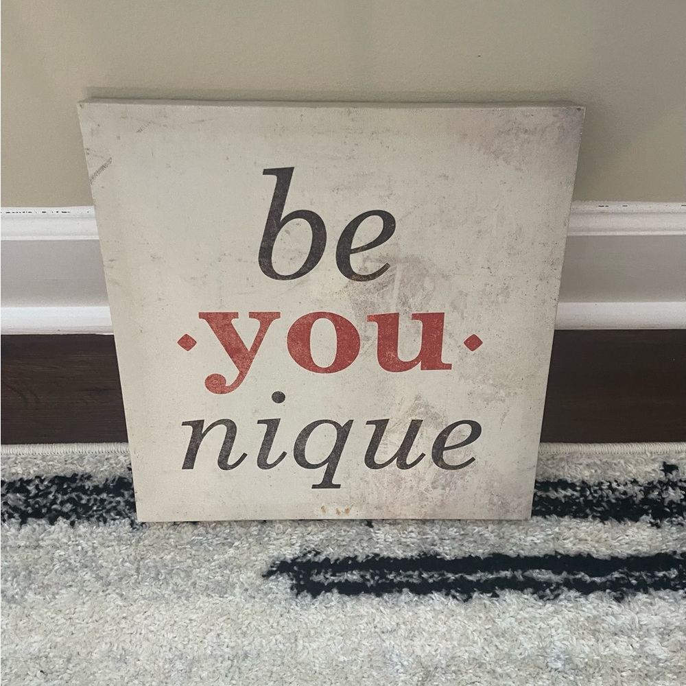 Be • YOU •Nique” — home decor